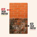 Muro con Silik Prötek vs muro sin Silik Prötek